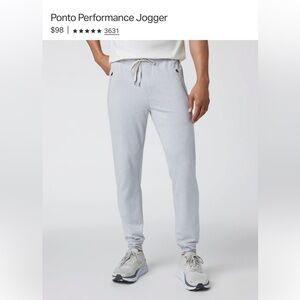 Men's Gray Vuori Ponto Performance Jogger
